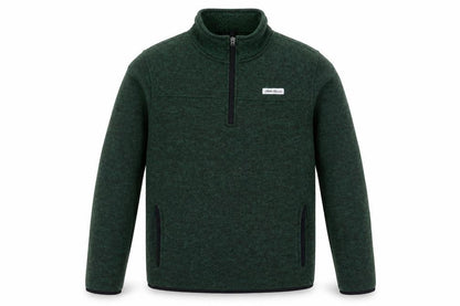 Eddie Bauer Men's Green Fleece 1/4 Zip Pullover Sweatshirt Size M