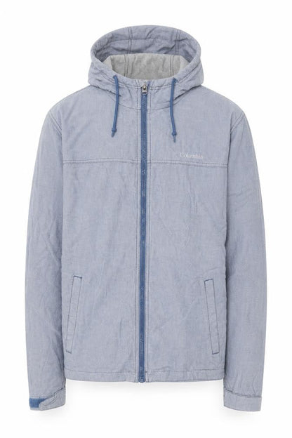 Columbia Men's Blue Full Zip Lightweight Hoodie Size S