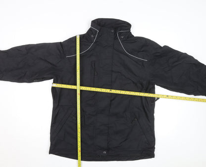Viking Mens Black L Waterproof Windproof Creekside Rain Jacket