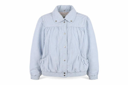 Current Seen Men's Blue Cotton L Casual Basic Jacket