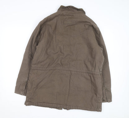 Cabela's Women's Brown L Field Jacket Cotton Blend Outdoor Coat