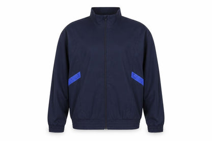 Adidas Men's Navy Blue XL Track Jacket Windbreaker Lightweight Full Zip