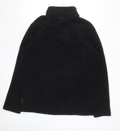 Jack Wolfskin Men's Black XL Fleece Full Zip Outdoor Jacket