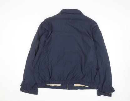 Tommy Hilfiger Men's Blue XL Bomber Jacket Classic Zip Casual