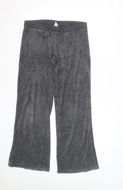GAP Women’s Grey Jersey Wide-Leg Sweatpants Size S