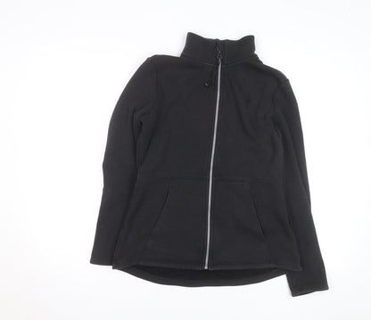 Skechers Men’s Black Fleece Zip-Up Active Jacket Size S