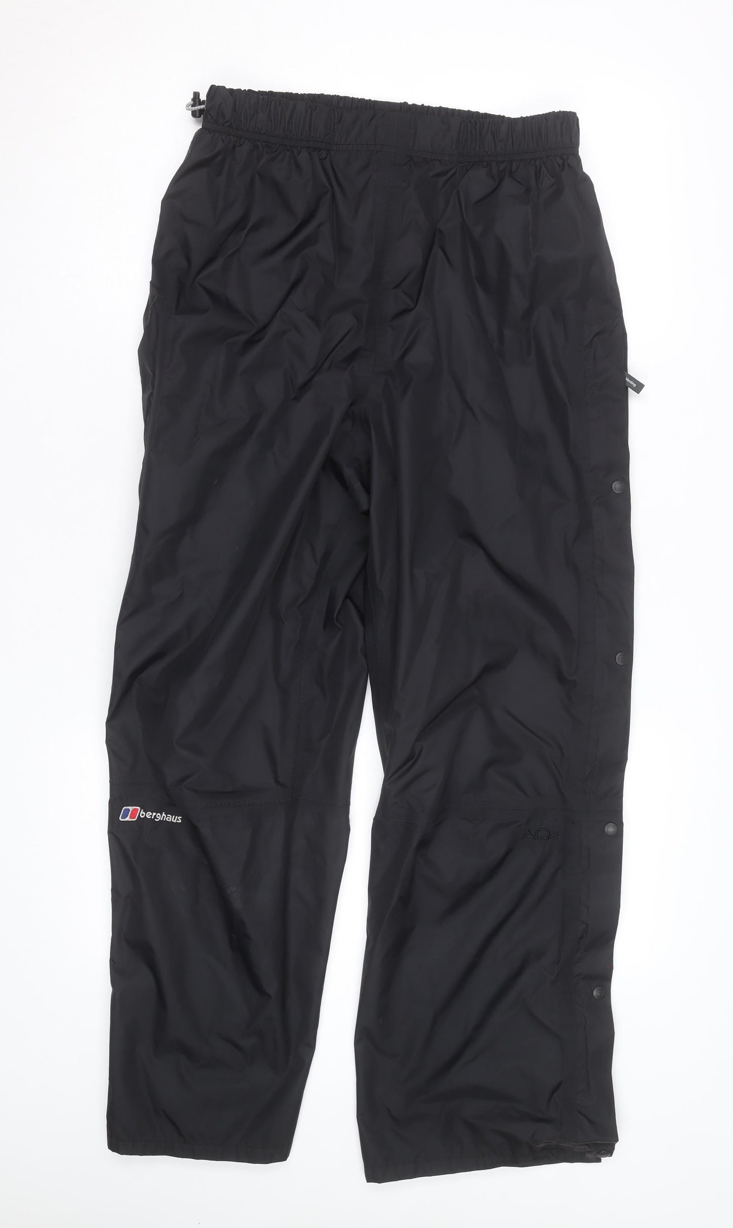 Berghaus Womens Black Waterproof Rain Trousers Size 16