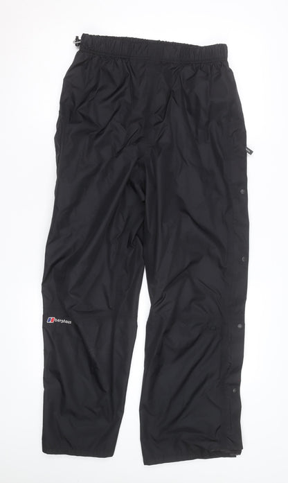 Berghaus Womens Black Waterproof Rain Trousers Size 16