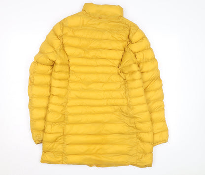 Mountain Warehouse Women’s Yellow Long Puffer Coat Size 12