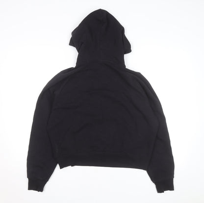 Athleta Womens Black 1/2 Zip Hooded Pullover Sweatshirt Size S