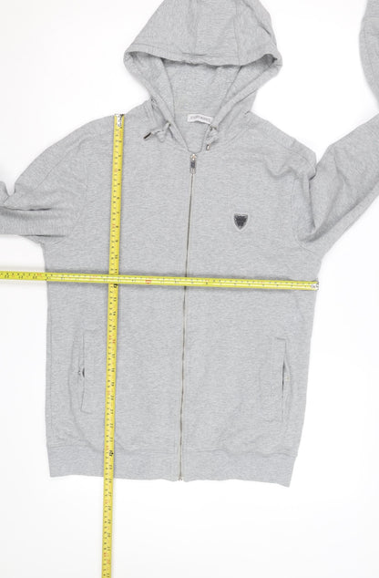 Antony Morato Men's Grey Full Zip Hoodie L Regular Fit