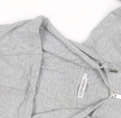 Antony Morato Men's Grey Full Zip Hoodie L Regular Fit