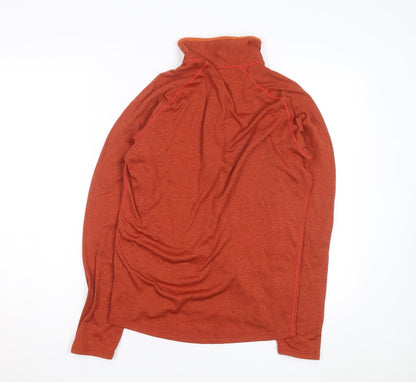 Patagonia Men's Orange 1/2 Zip Capilene Fleece Pullover L