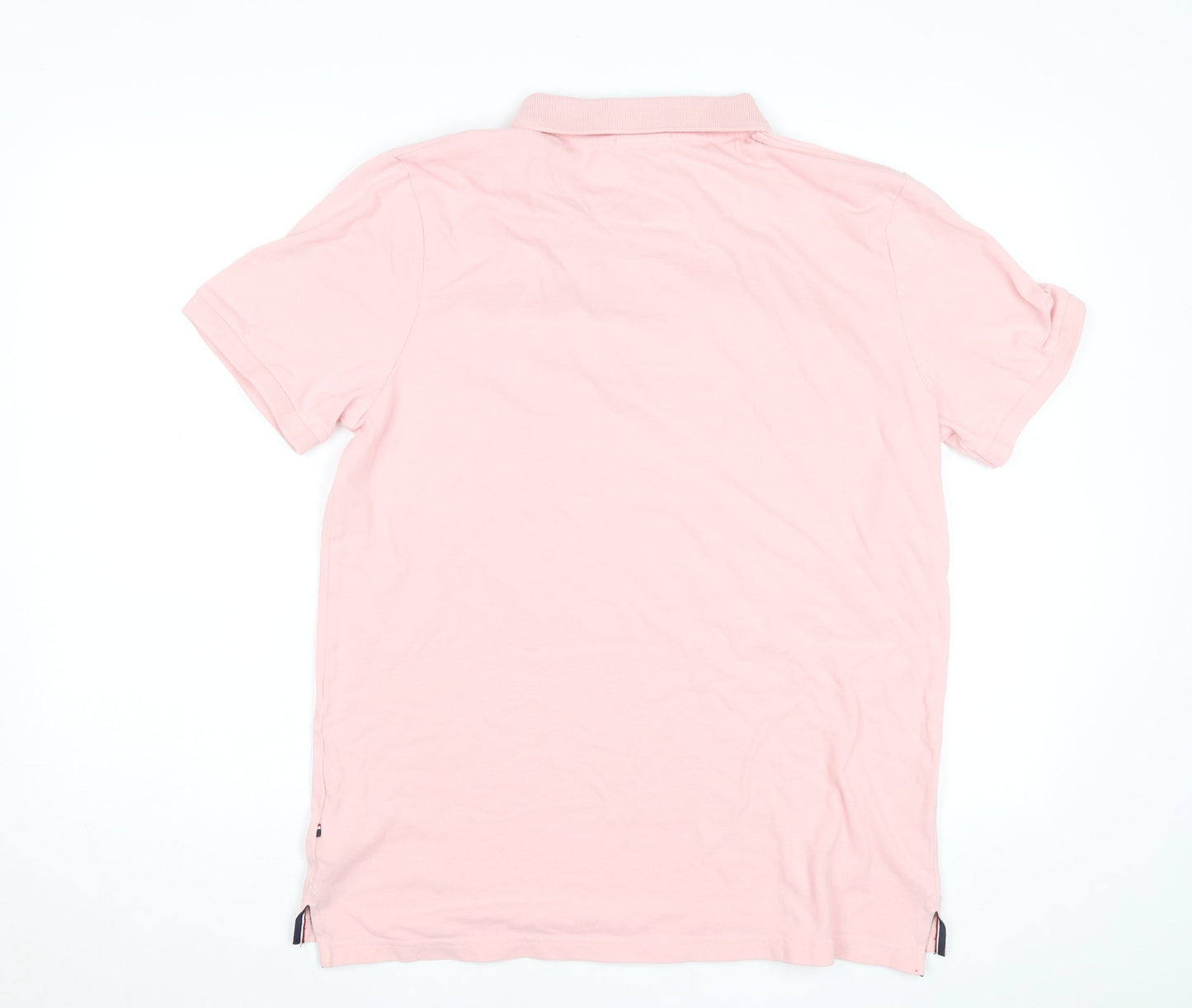 U.S. Polo Assn. Men’s Pink Regular Fit Cotton Polo Shirt L