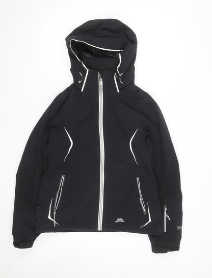Trespass Men's Black Softshell Waterproof Hooded Jacket Size M