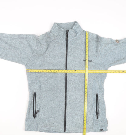 Trespass Mens Grey Full Zip Fleece Activewear Jacket M Regular Fit