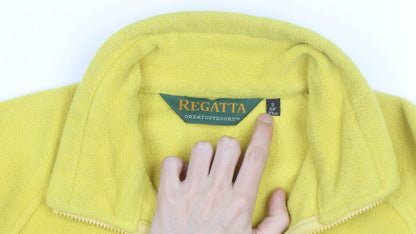Regatta Men's Yellow Fleece Full Zip Activewear Jacket S 97cm