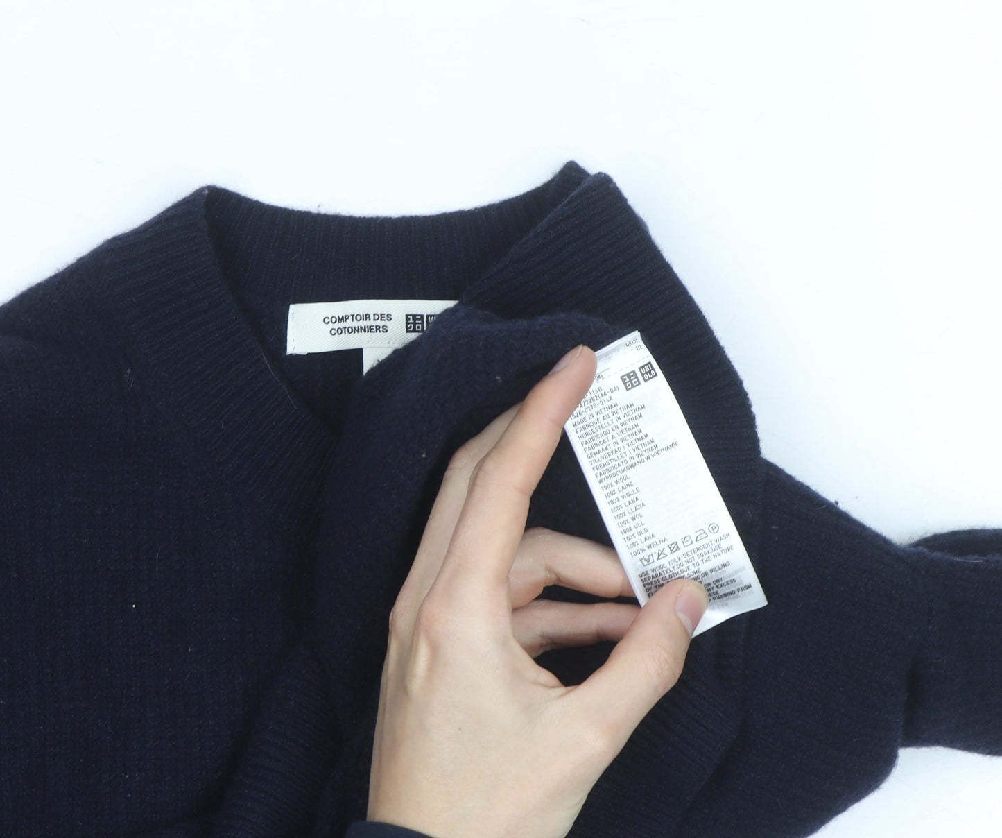 Uniqlo x Comptoir Des Cotonniers Black Wool Cardigan XS