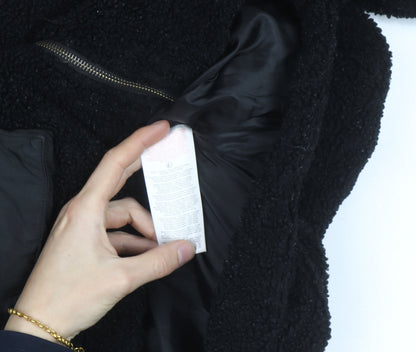 Saint + Sinner Men's Black Fleece Full Zip Jacket Size L