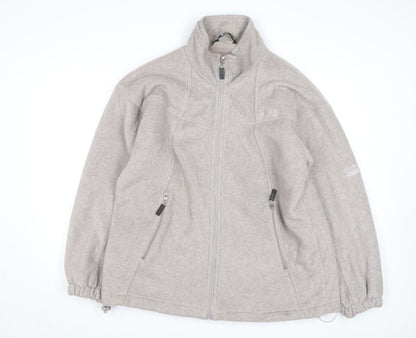 Mountain Pass Men's Beige Fleece Full Zip Jacket Size L