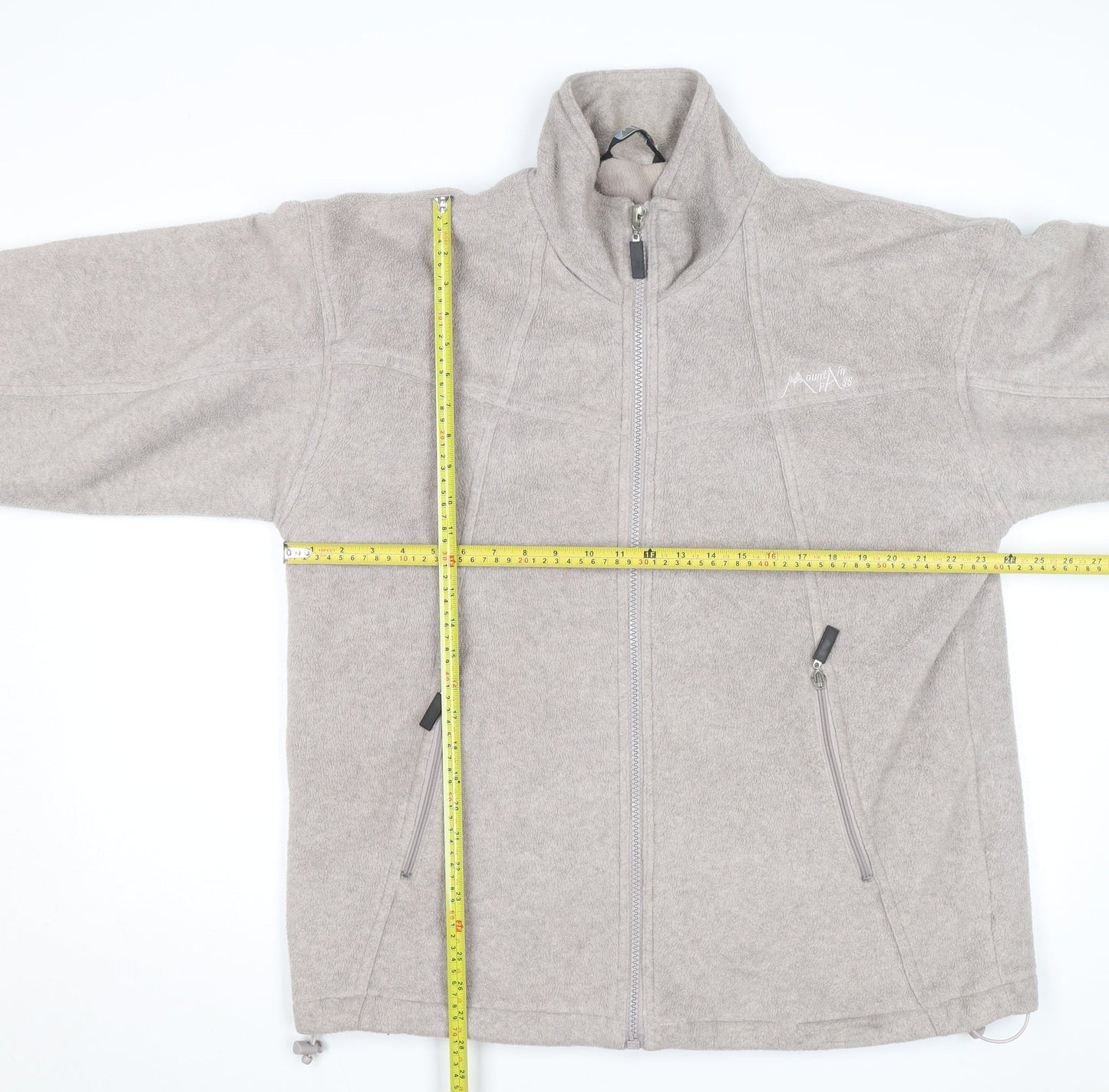 Mountain Pass Men's Beige Fleece Full Zip Jacket Size L