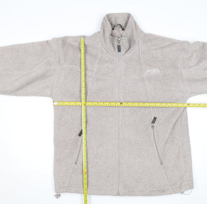 Mountain Pass Men's Beige Fleece Full Zip Jacket Size L