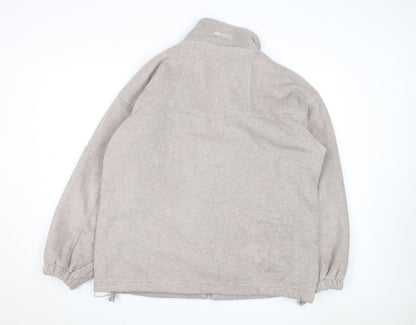 Mountain Pass Men's Beige Fleece Full Zip Jacket Size L