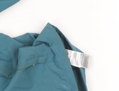 Regatta Women Blue Waterproof Hooded Rain Jacket Size 14