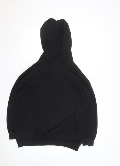 Scooby-Doo Men's Black Pullover Hoodie 2XL Graphic Print Fleece
