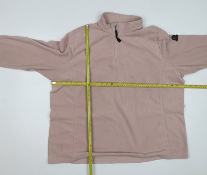 TOG24 Women’s Beige Fleece 1/4 Zip Pullover Sweatshirt Size 22
