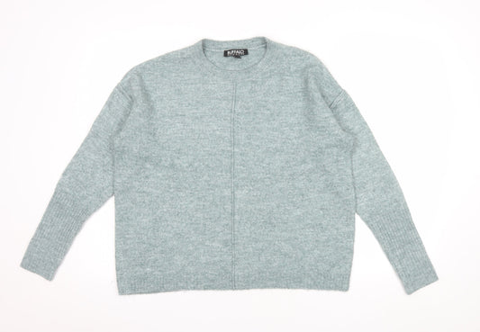 Buffalo David Bitton Women’s Green Knit Pullover Jumper Size S