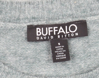 Buffalo David Bitton Women’s Green Knit Pullover Jumper Size S