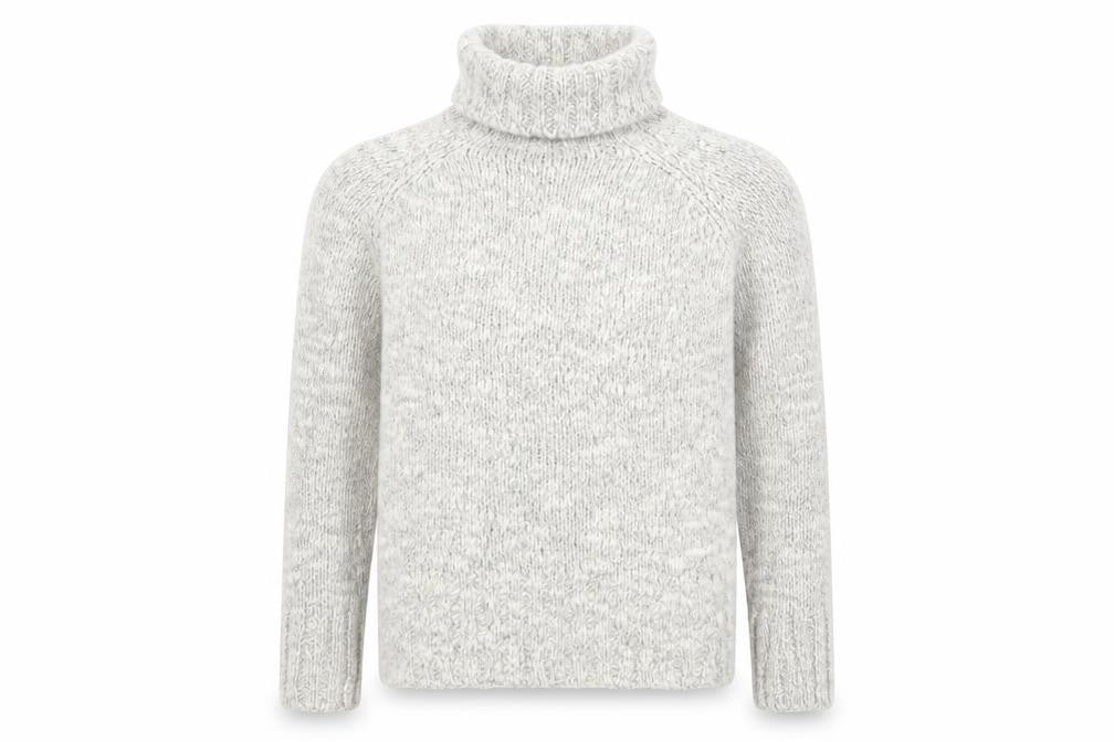 Next Women's Grey Roll Neck Chunky Knit Jumper UK 12