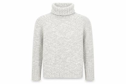 Next Women's Grey Roll Neck Chunky Knit Jumper UK 12