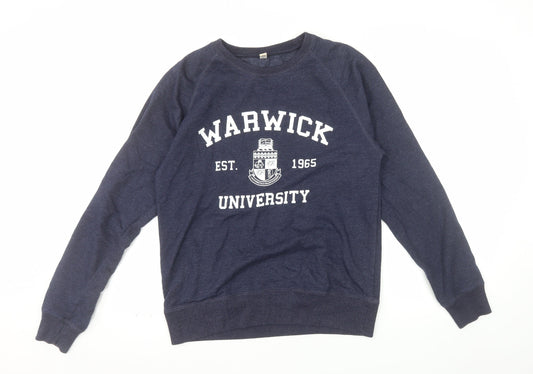 Salvage Men's Blue Warwick University Pullover Sweatshirt S