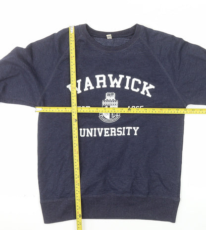 Salvage Men's Blue Warwick University Pullover Sweatshirt S