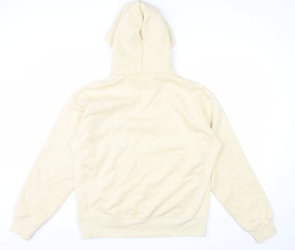 Uniqlo Men’s Beige Pullover Hoodie Fleece Lined Size M