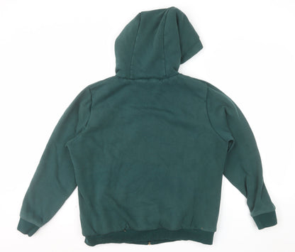 LeMieux Womens Green Full Zip Hooded Sweatshirt UK16 Lined Fleece