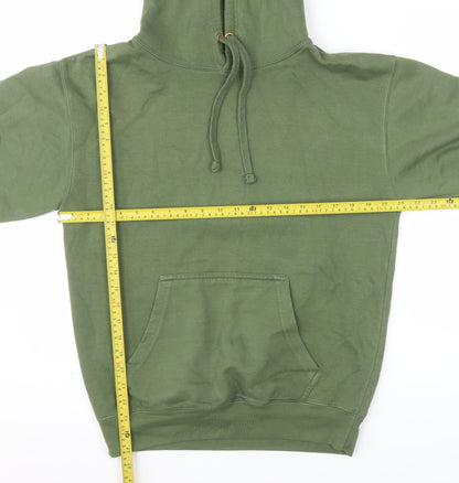 Club Classic Men's Green Pullover Hoodie Size M Regular Fit