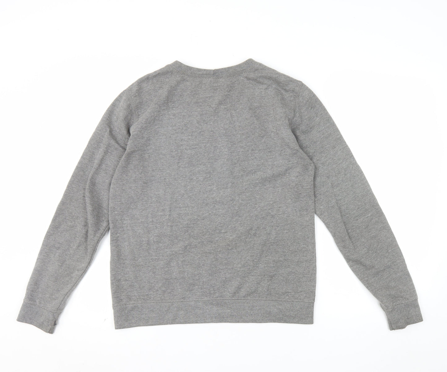 Batch1 Women's Grey Bee Happy Pullover Sweatshirt Size M