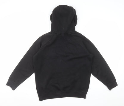 Bench Boys Black Yellow Colourblock Pullover Hoodie Age 13 Cotton Blend
