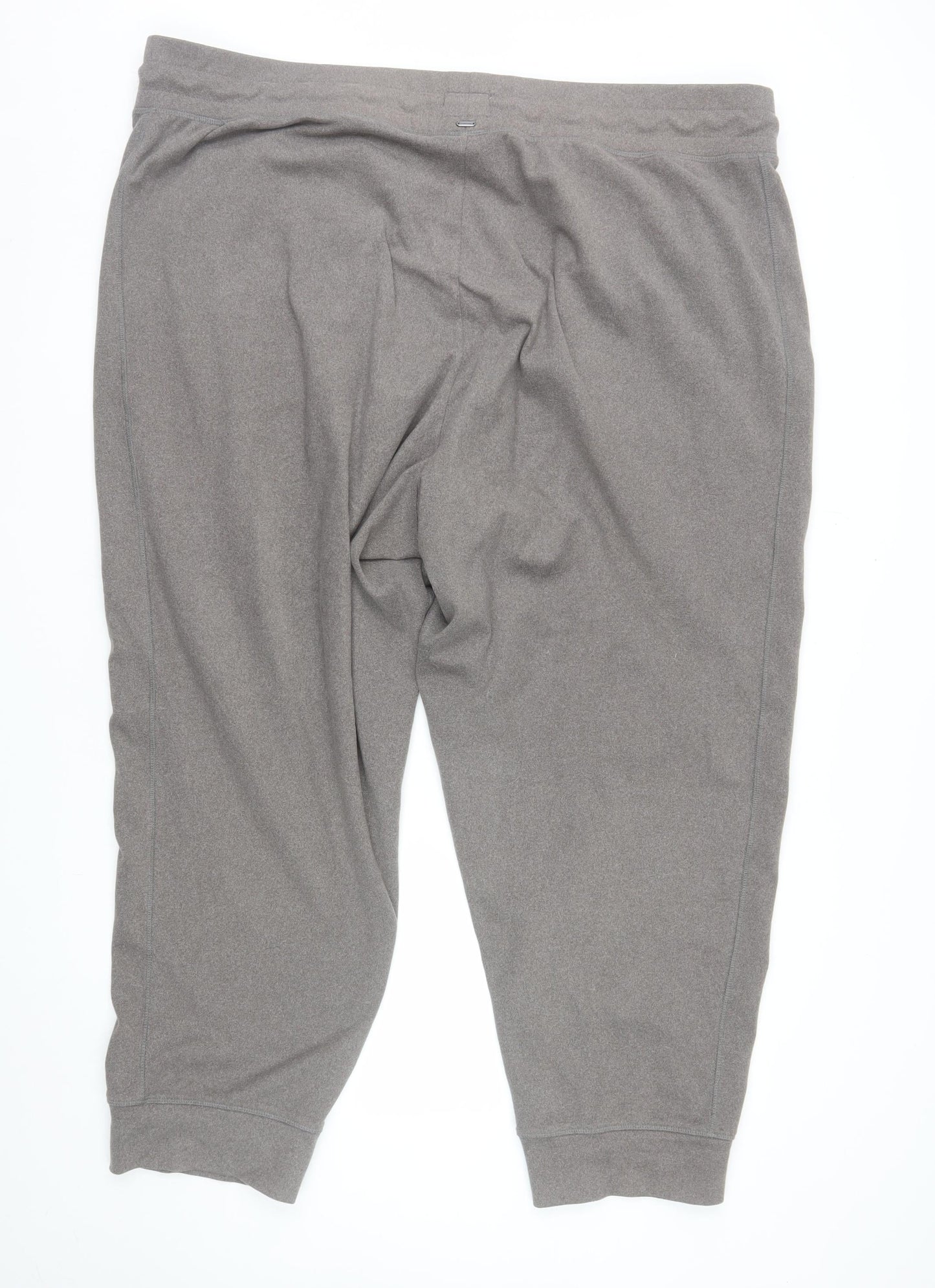 Next Womens Grey Jogger Trousers Size 26R Relaxed Fit Polyester Elastane