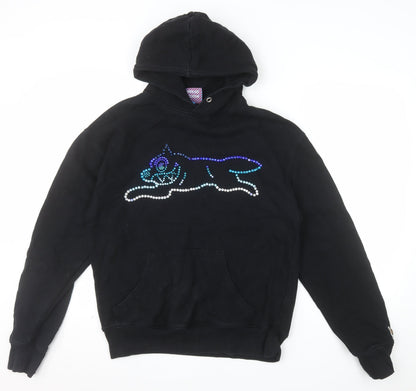 Icecream by Billionaire Boys Club Women Black M Pullover Hoodie Rhinestone Design