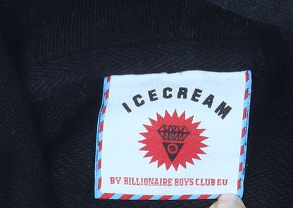 Icecream by Billionaire Boys Club Women Black M Pullover Hoodie Rhinestone Design
