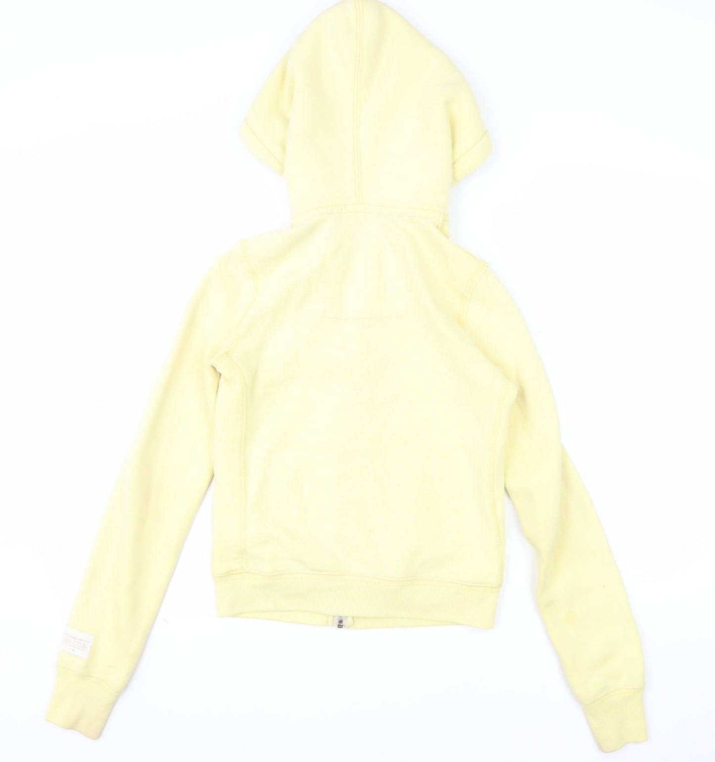 Abercrombie & Fitch Women's Yellow Full Zip Hoodie Size S