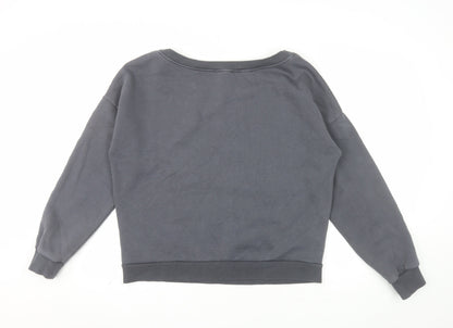 Nutmeg Women Grey Size 14 Pullover Sweatshirt Cotton Blend