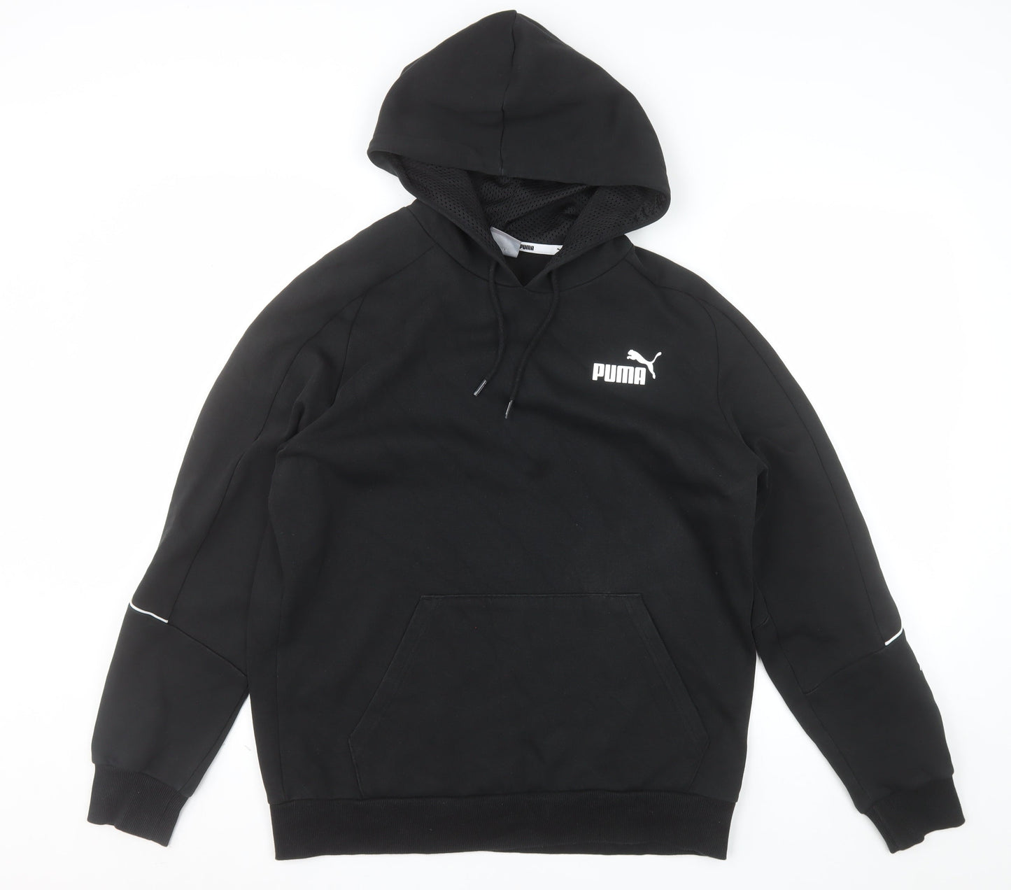 Puma Men's Black Pullover Hoodie M Regular Fit Sportswear