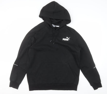 Puma Men's Black Pullover Hoodie M Regular Fit Sportswear