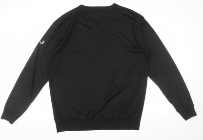 Woodworm Men’s Black 3XL V-Neck Golf Pullover Jumper