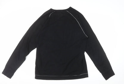 Jack & Jones Men's Black Olympic Games Pullover Sweatshirt M